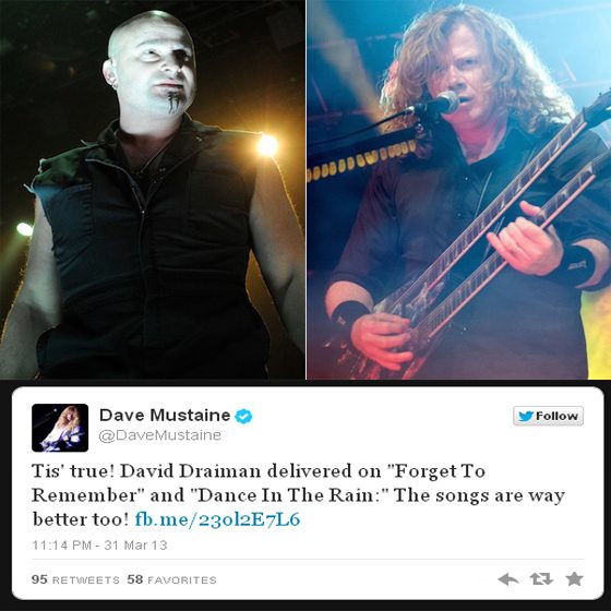 megadeth davemustaine daviddraiman tweet