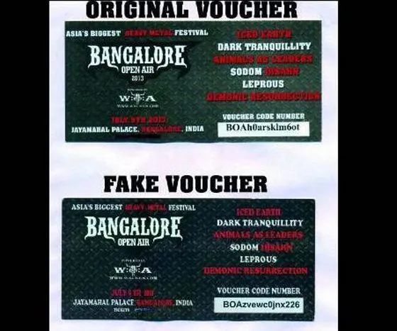 bangalorefestival2013 faketickets