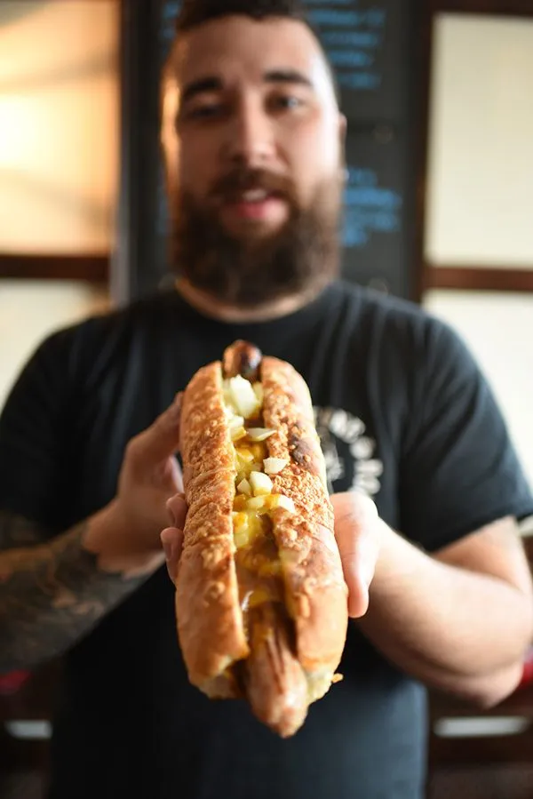 Mastodon hot dog