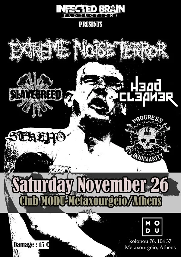 Extreme Noise Terror ath poster