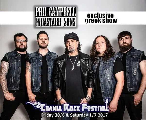 Chania Rock Festival 2017 - Phil Campbell