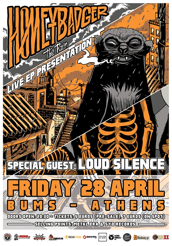 Honeybadger,-Loud-Silence-poster