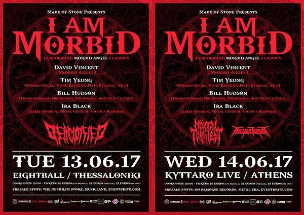 I AM MORBID LIVE