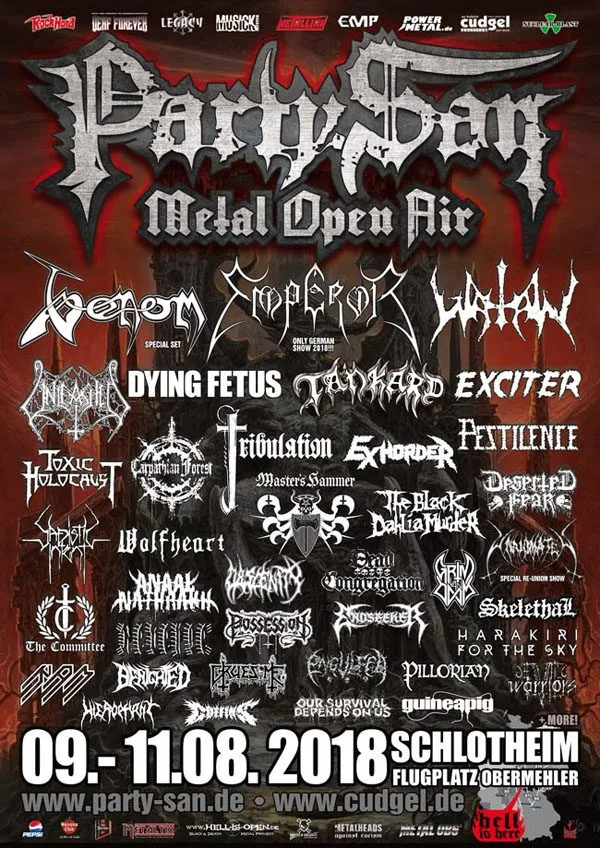party san open air 2018 - poster march